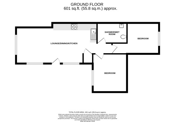 Floorplan for Payne House, Warwick Road, Kenilworth