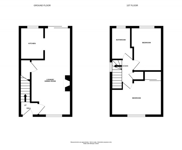 Floorplan for Millbank Mews, Kenilworth
