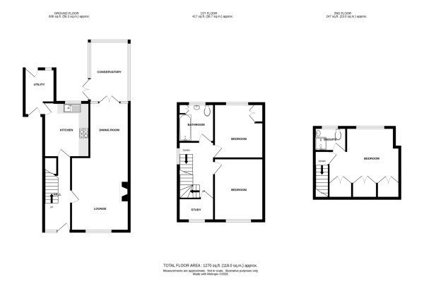 Floorplan for Park Hill, Kenilworth