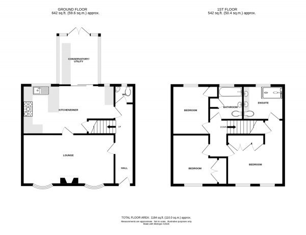 Floorplan for Stoneleigh Road, Kenilworth