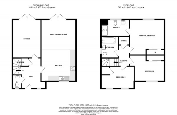 Floorplan for Cannadine Road, Kenilworth