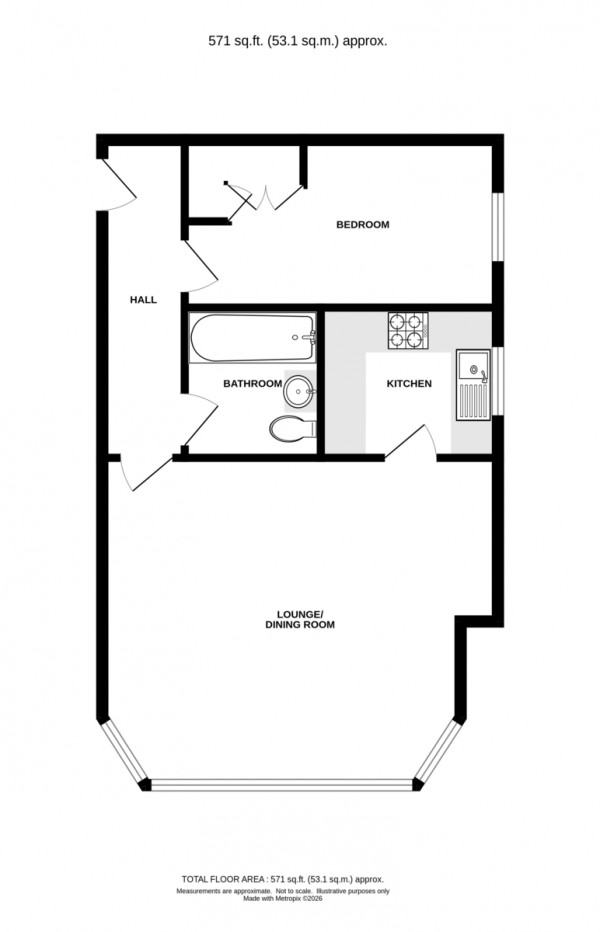 Floorplan for Kenilworth Hall, Bridge Street, Kenilworth