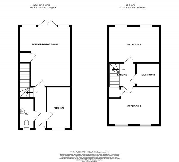 Floorplan for Upper Lighthorne, Leamington Spa