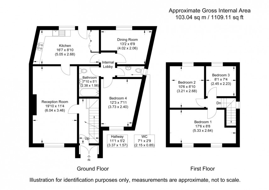 Floorplan for Dagenham, Essex