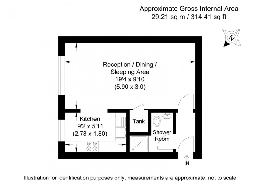 Floorplan for Chadwell Heath, Romford