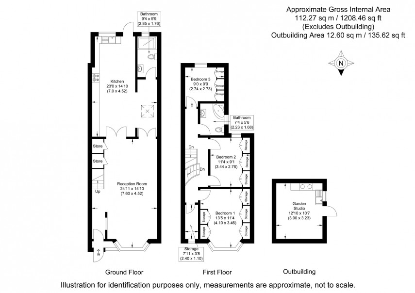 Floorplan for Ilford, Essex