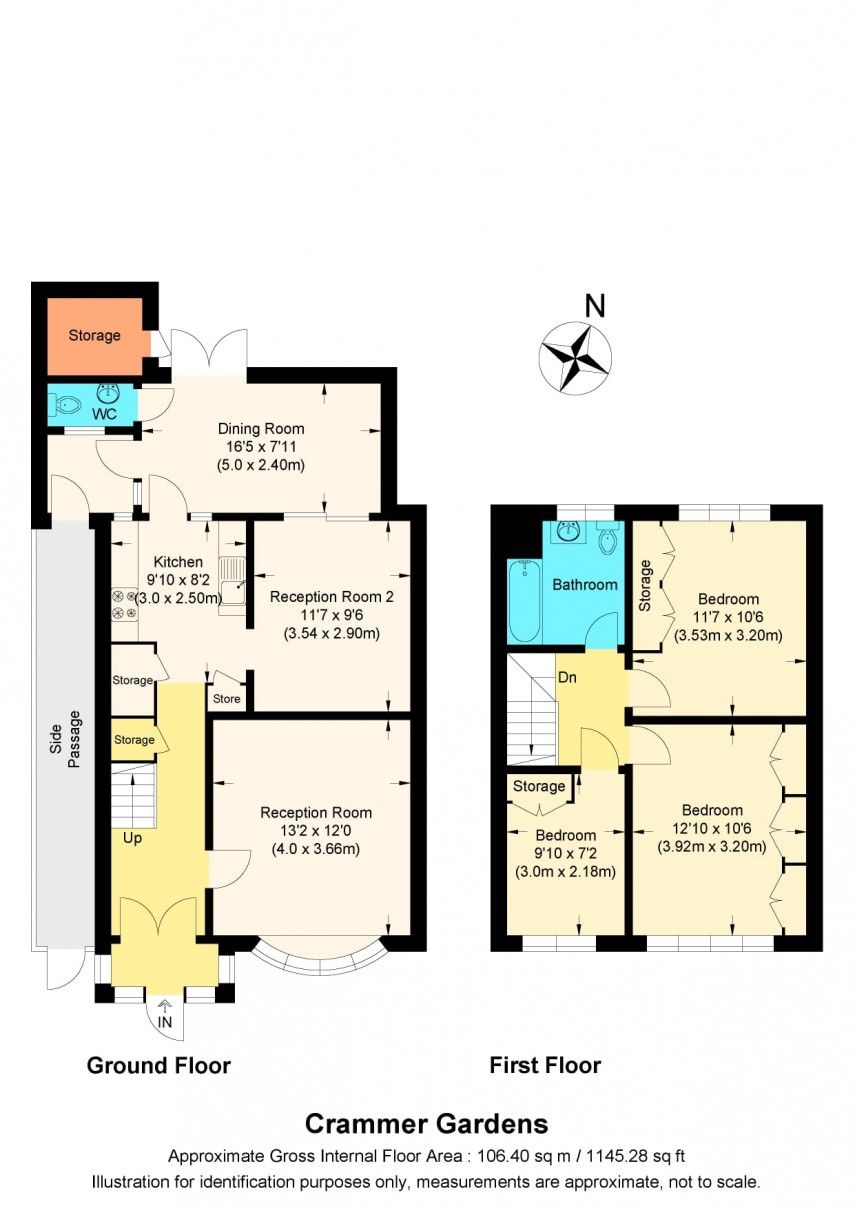 Floorplan for Dagenham, Essex