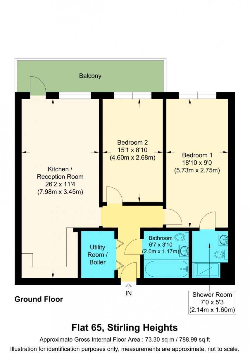 Floorplan for Seven Kings, Essex
