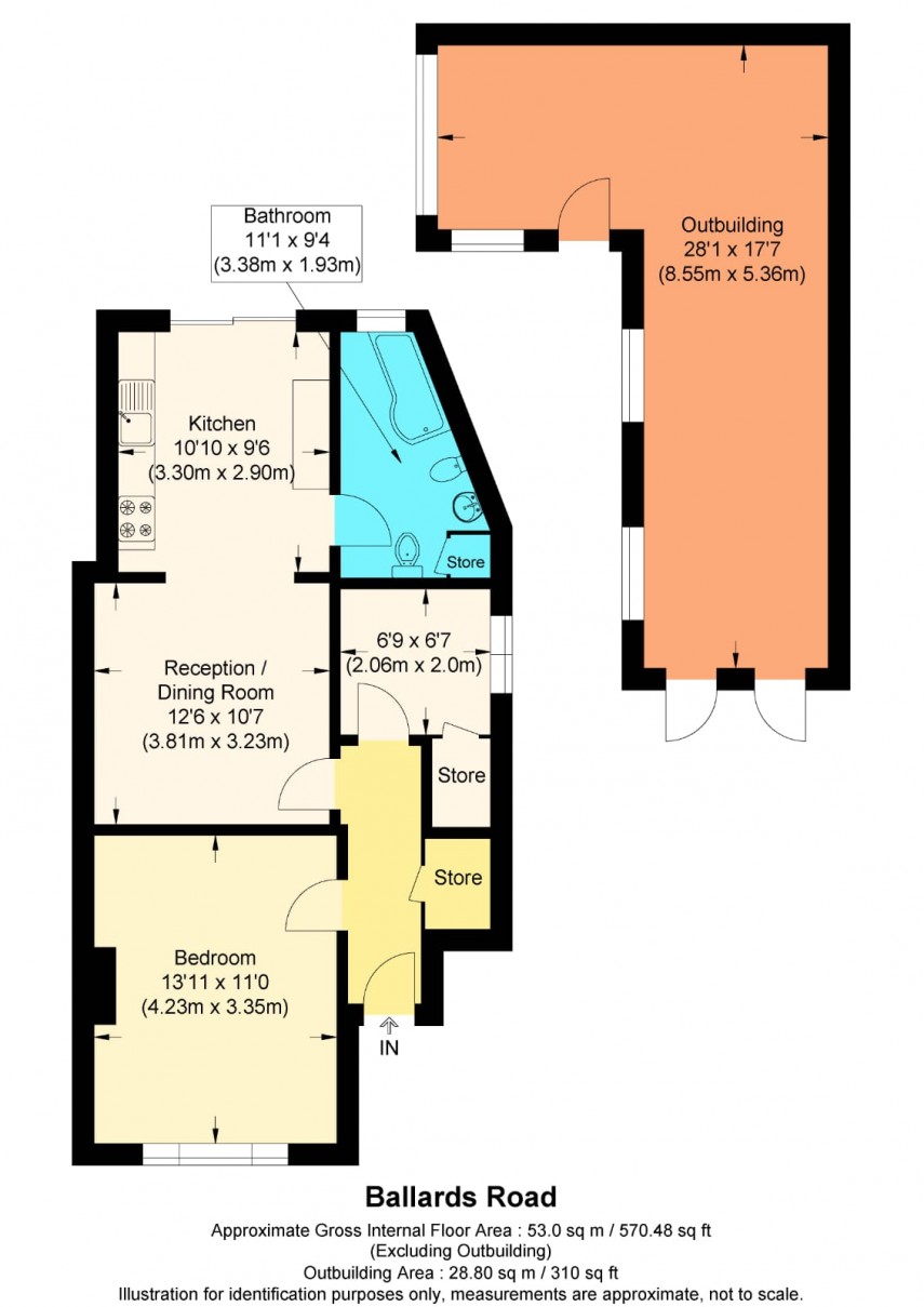 Floorplan for Dagenham, Essex