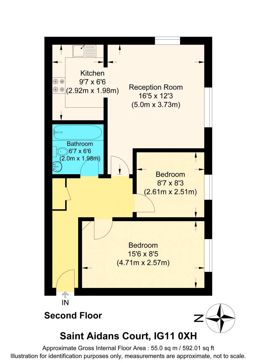 Floorplan for Barking, Essex