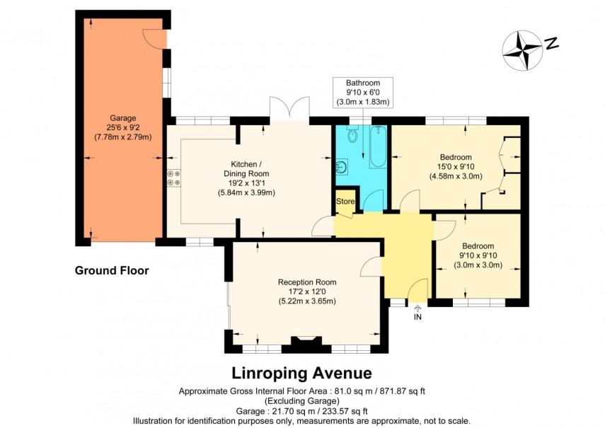 Floorplan for Canvey Island, Essex