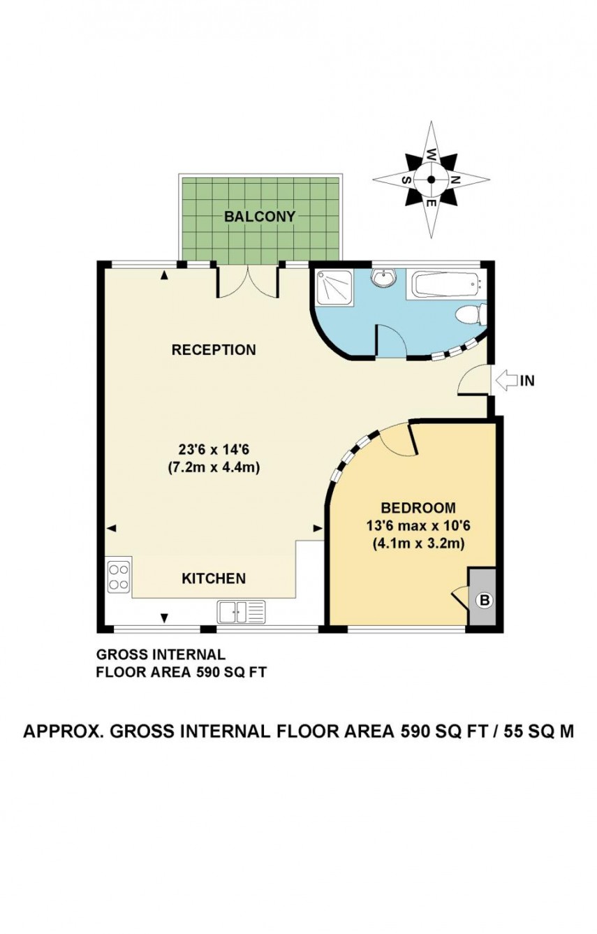 Floorplan for Principal Square, E9