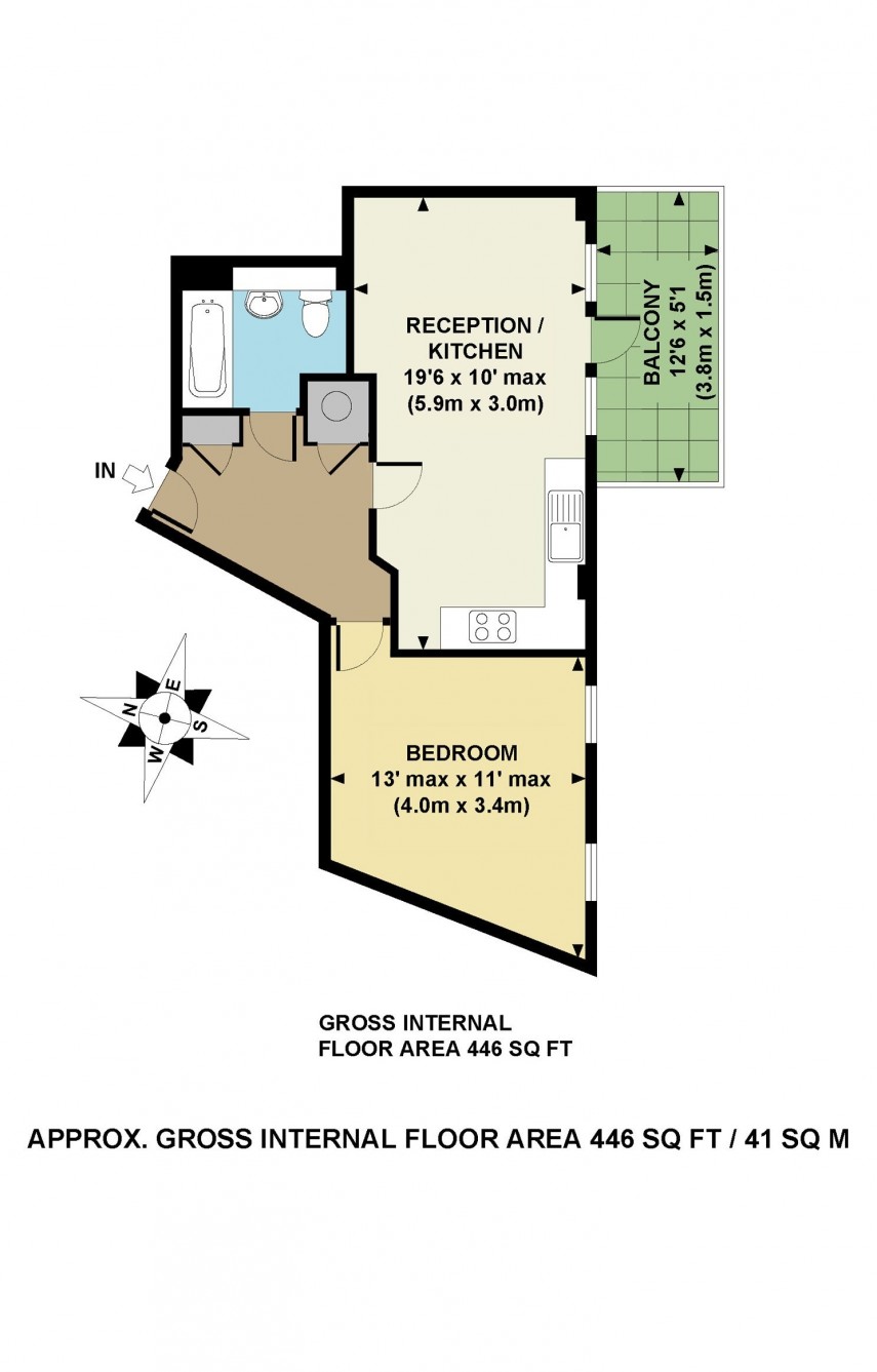 Floorplan for Aster Court, E5