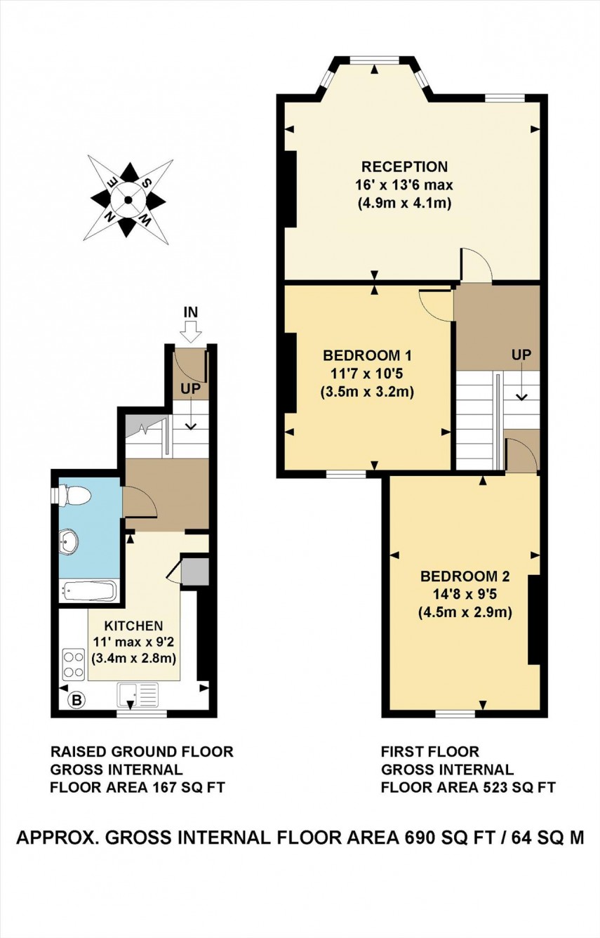 Floorplan for Powerscroft Road, E5