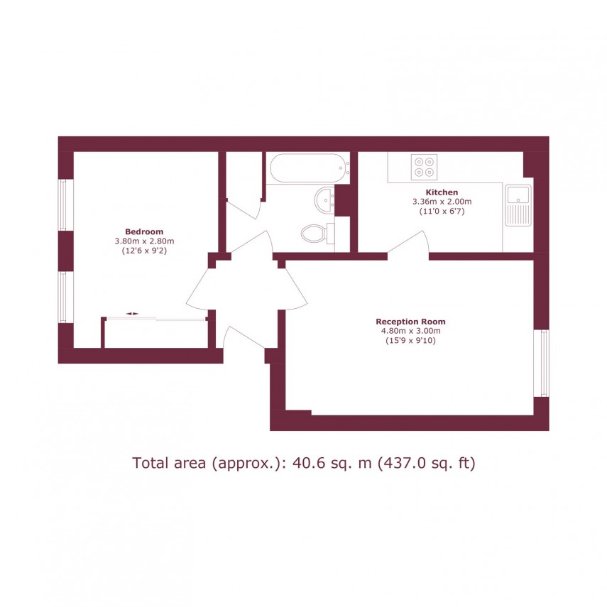 Floorplan for Edmeston Close, E9