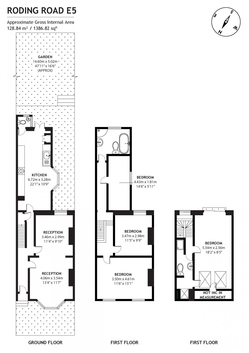 Floorplan for Roding Road, E5