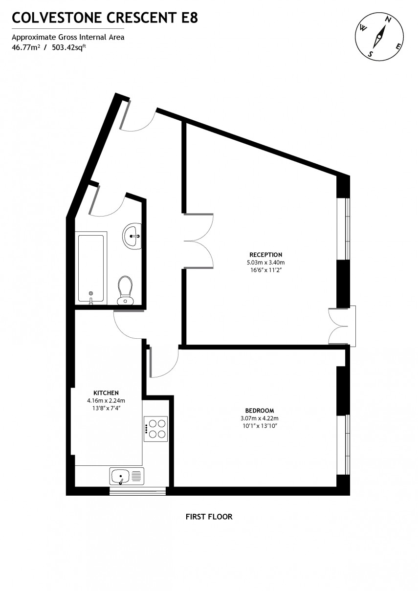 Floorplan for Time Square, E8