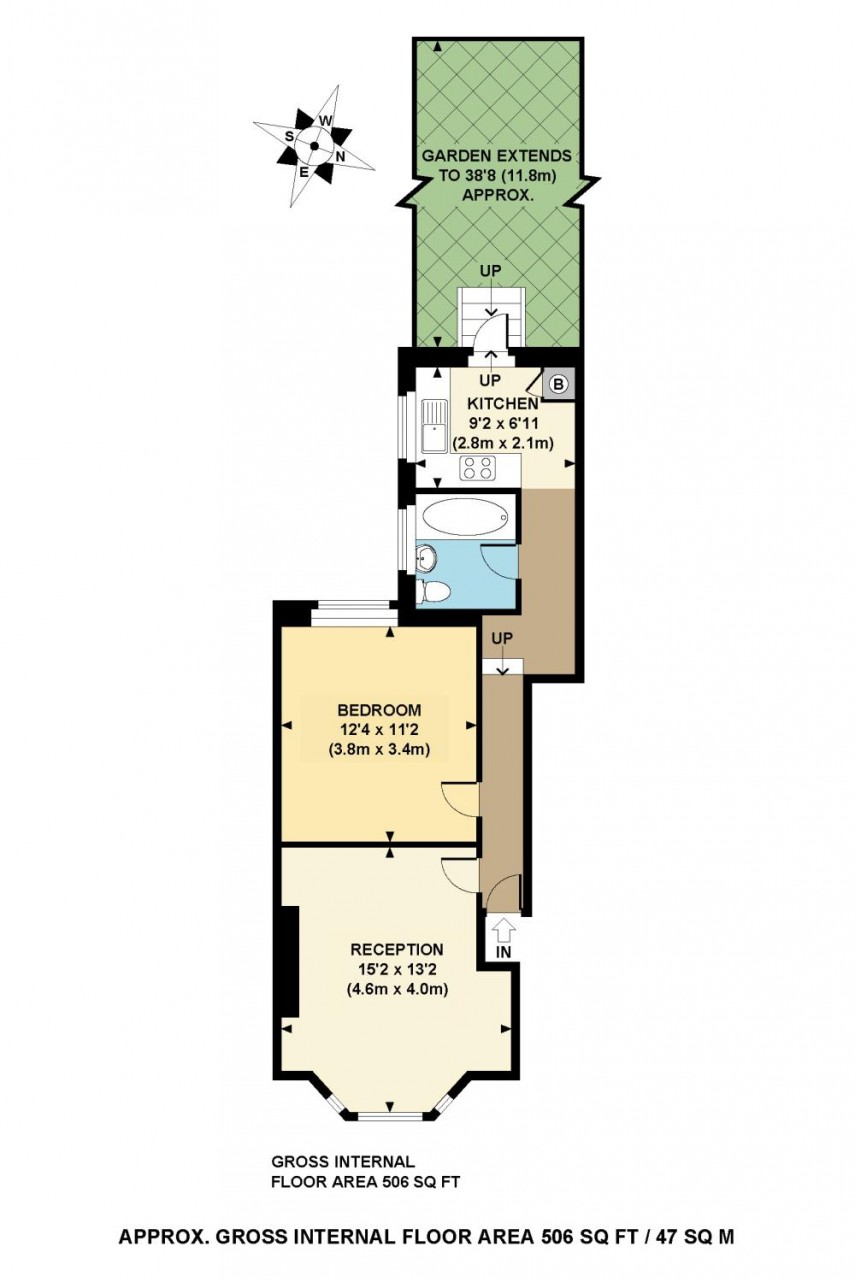 Floorplan for Lauriston Road, E9
