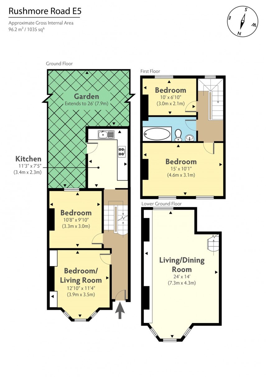 Floorplan for Rushmore Road, E5