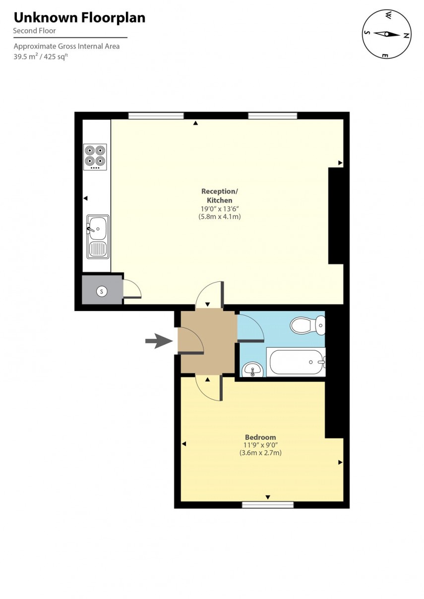 Floorplan for Queensdown Road, E5