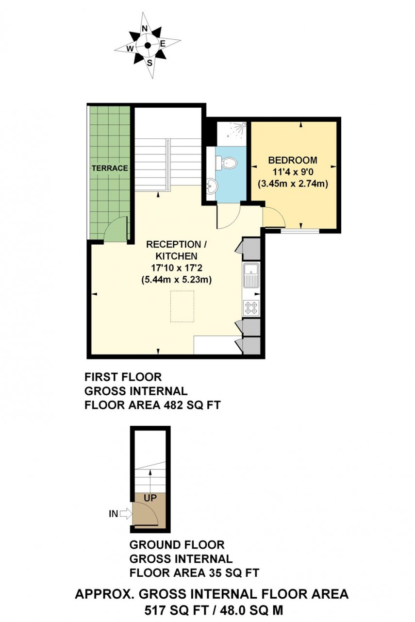 Floorplan for Belsham Street, E9