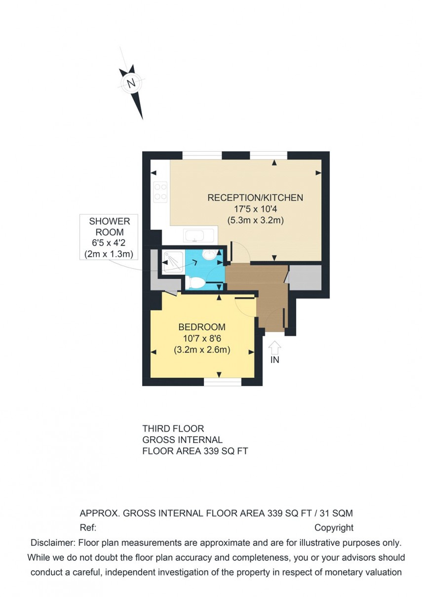 Floorplan for Amhurst Road, E8