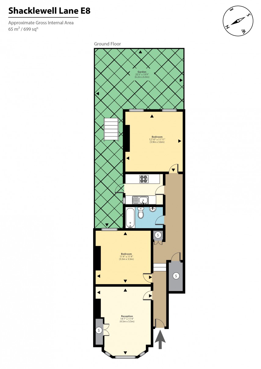 Floorplan for Milton House Mansions, E8