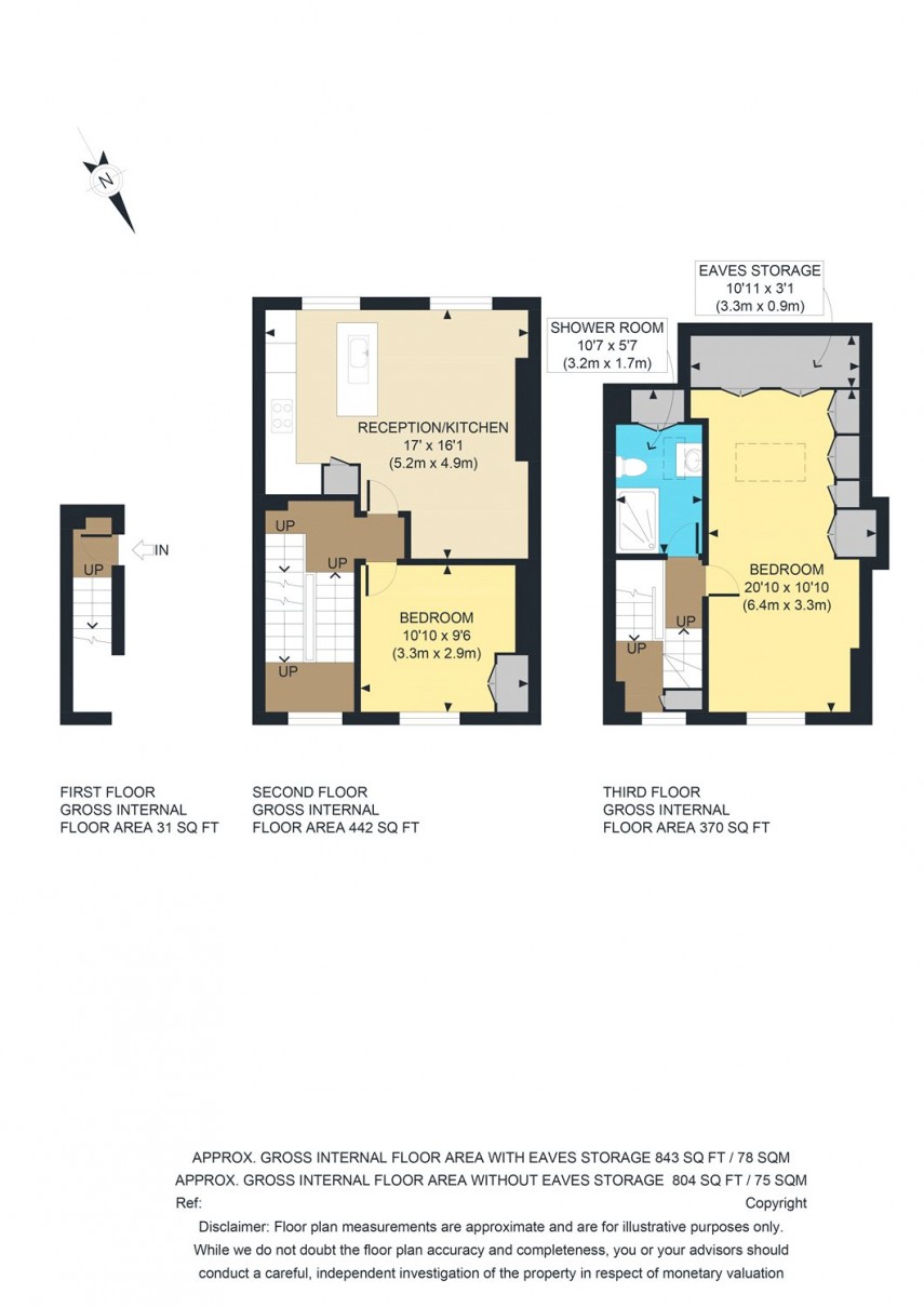 Floorplan for Darnley Road, E9