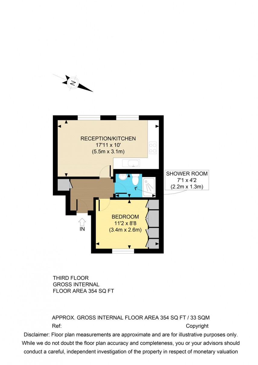Floorplan for Amhurst Road, E8