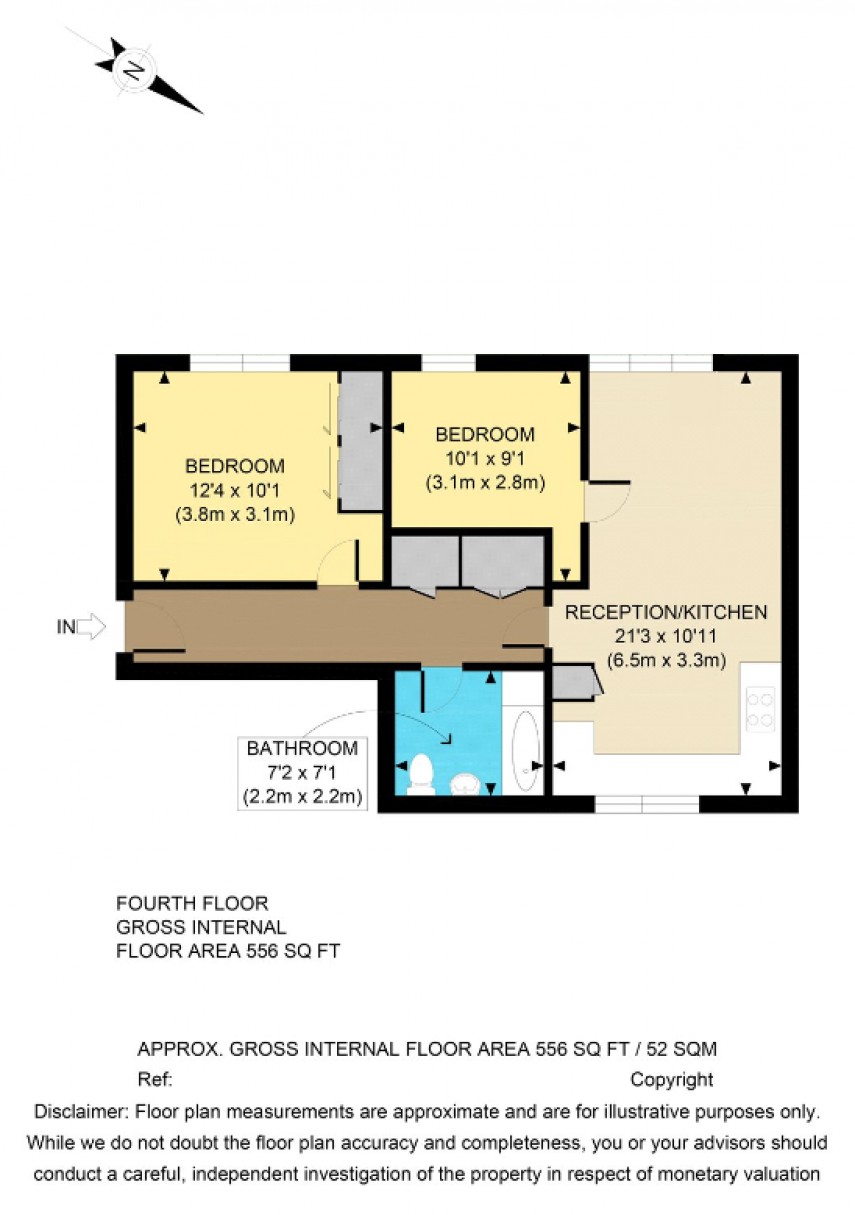 Floorplan for Mackintosh Lane, E9