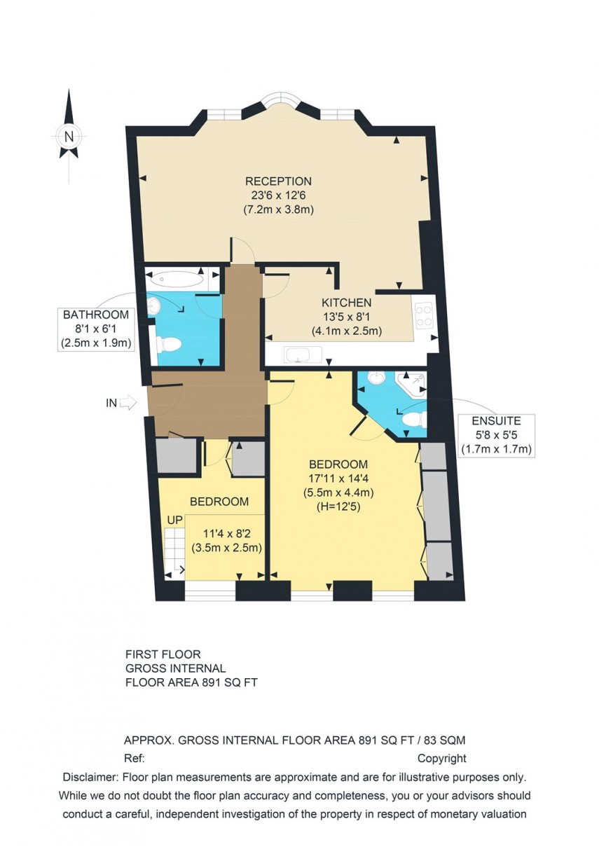 Floorplan for King Edward's Road, E9
