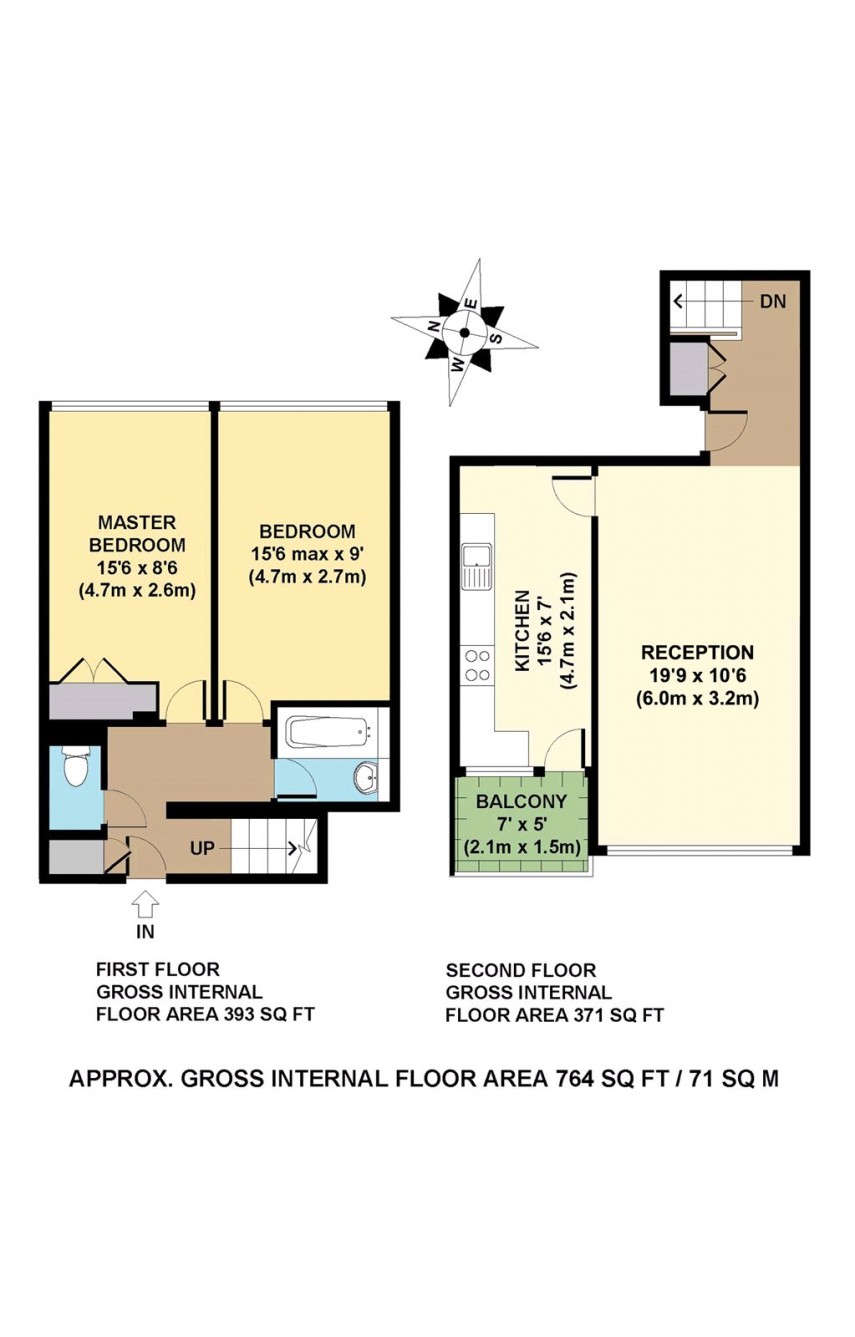 Floorplan for Scotney House, E9