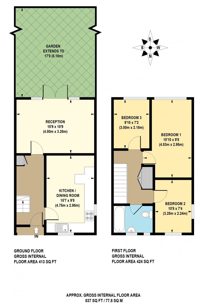Floorplan for Offa's Mead, E9