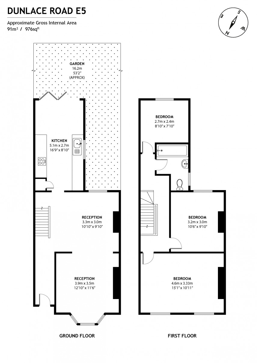 Floorplan for Dunlace Road, E5