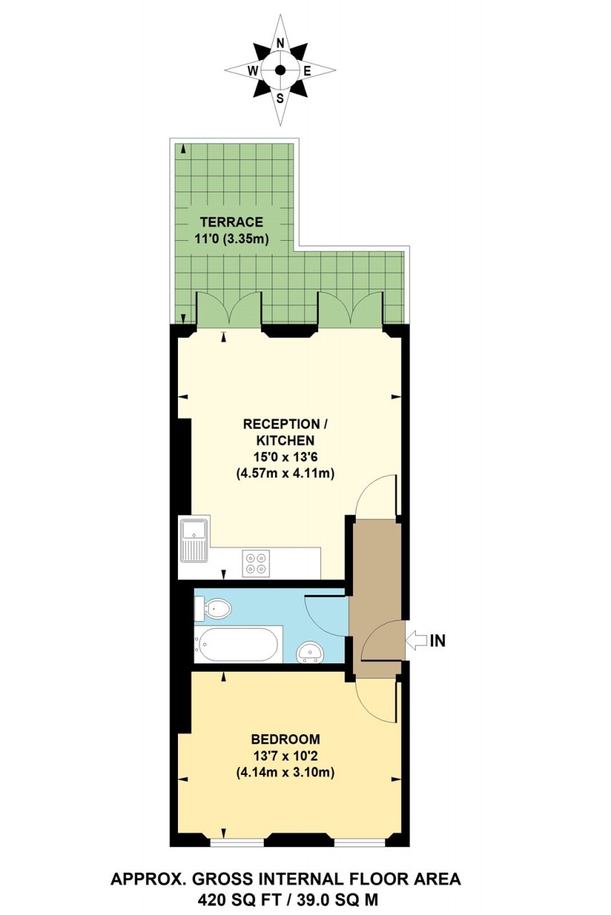 Floorplan for Kenninghall Road, E5