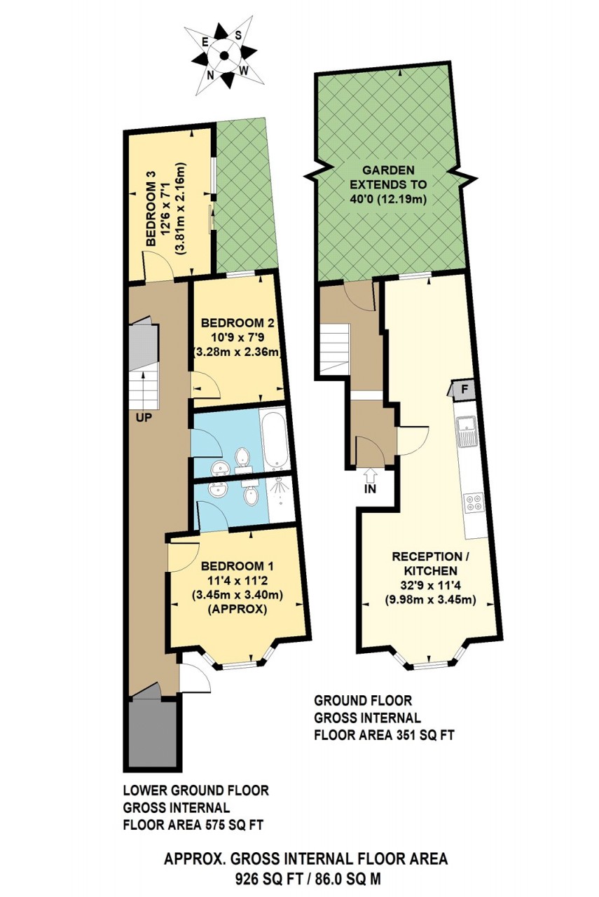 Floorplan for Cricketfield Road, E5