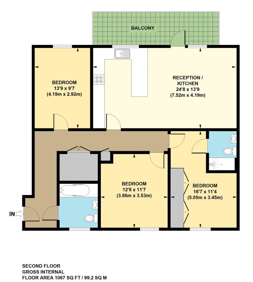 Floorplan for Atkins Square, E8