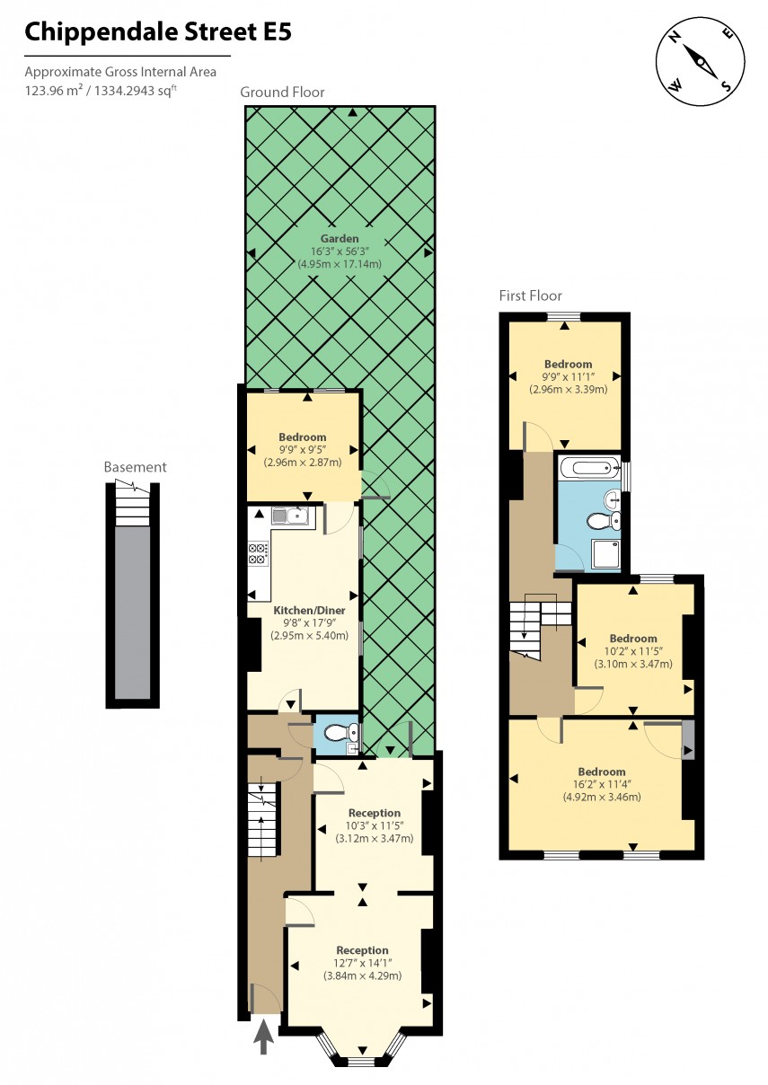 Floorplan for London, E5