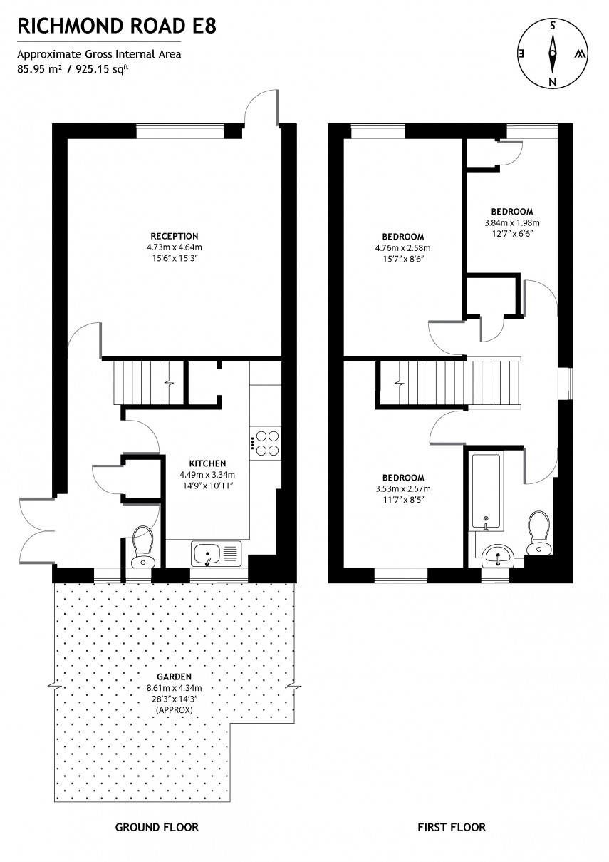 Floorplan for Morland Estate, E8