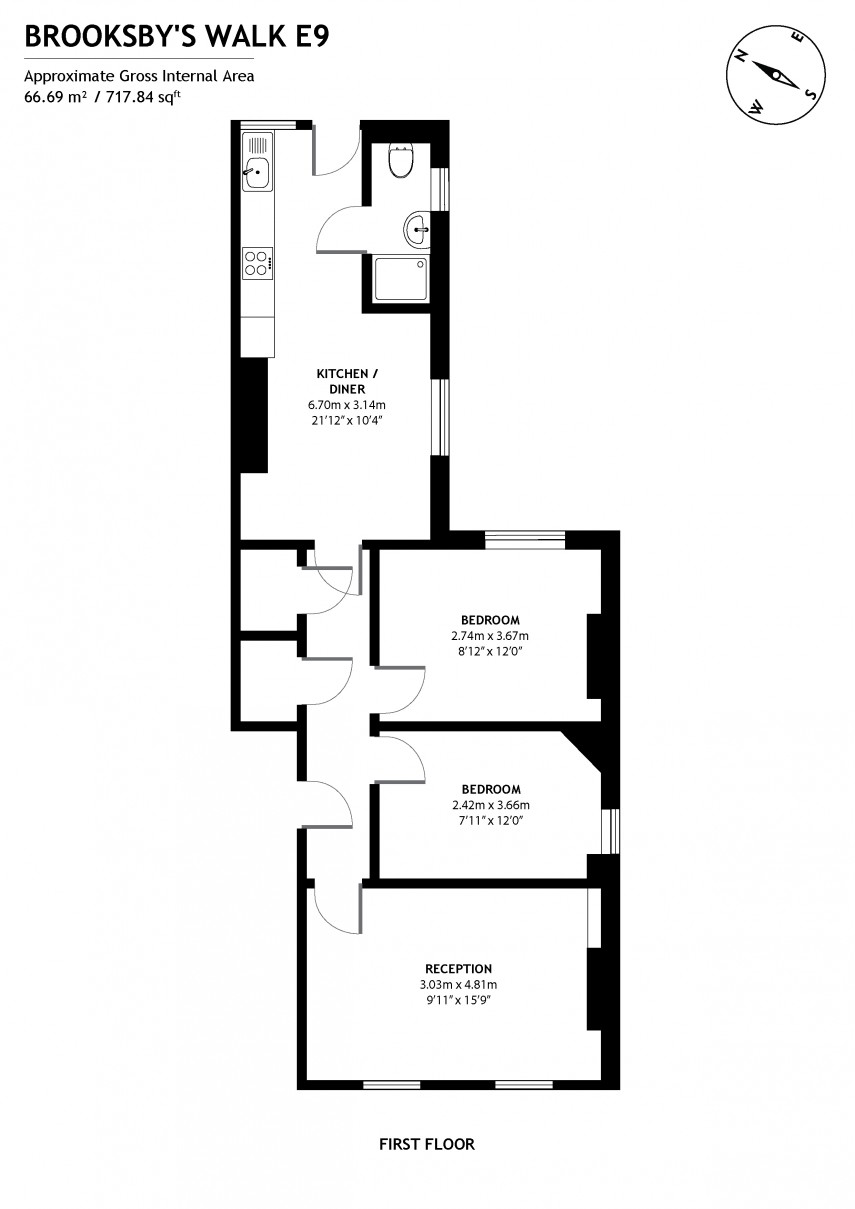 Floorplan for Frances House, E9