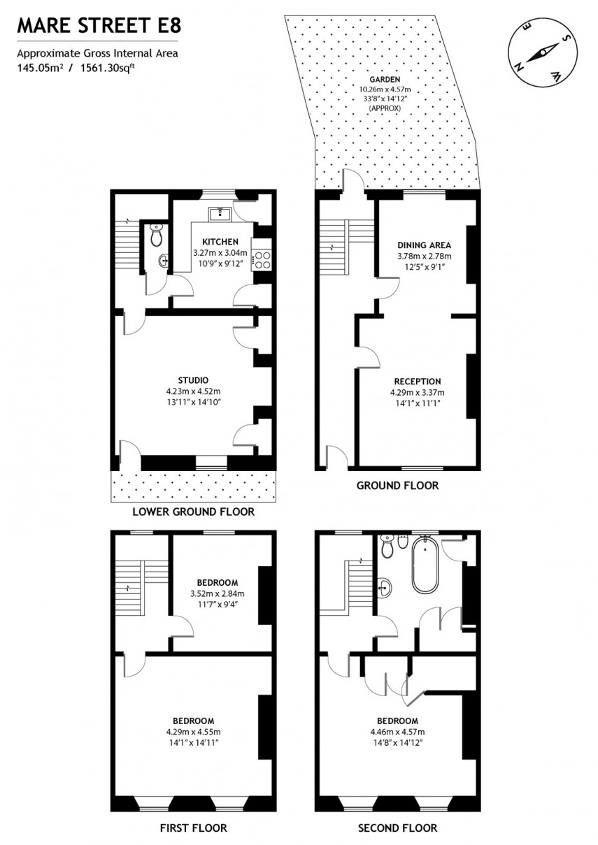 Floorplan for Mare Street, E8