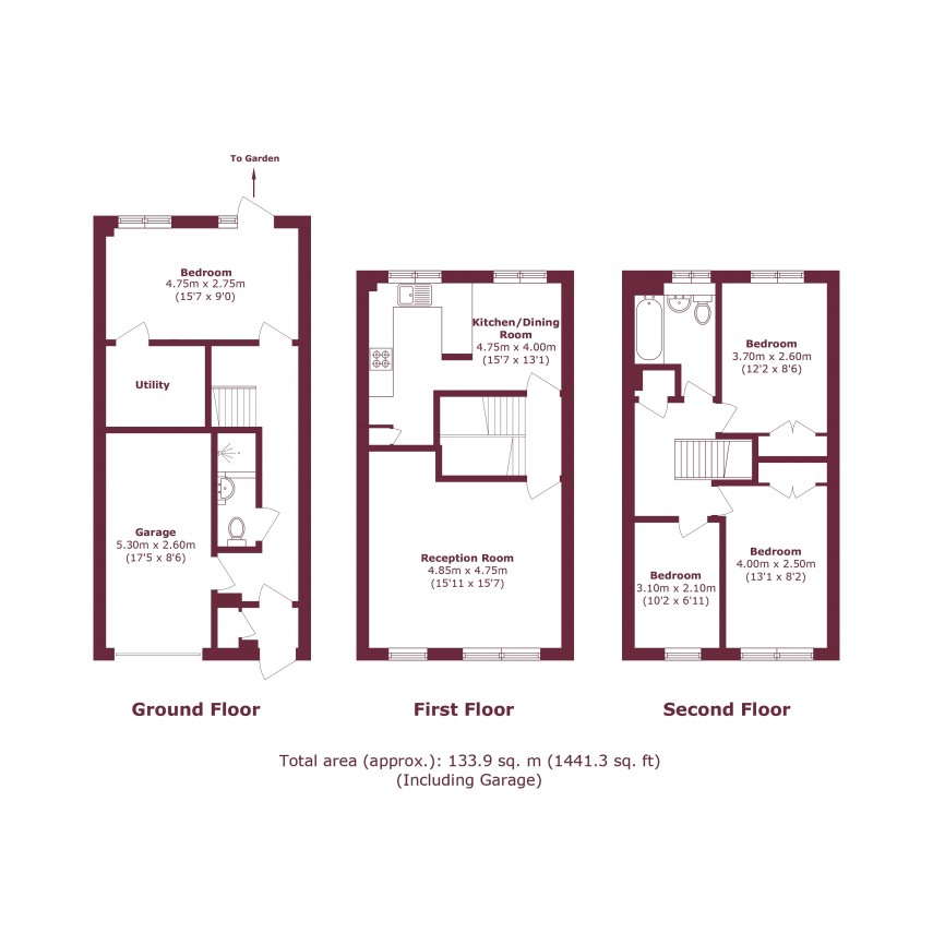 Floorplan for Danesdale Road, E9