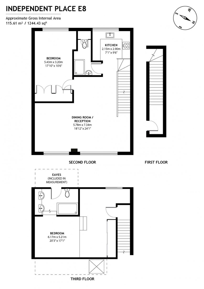 Floorplan for Independent Place, E8