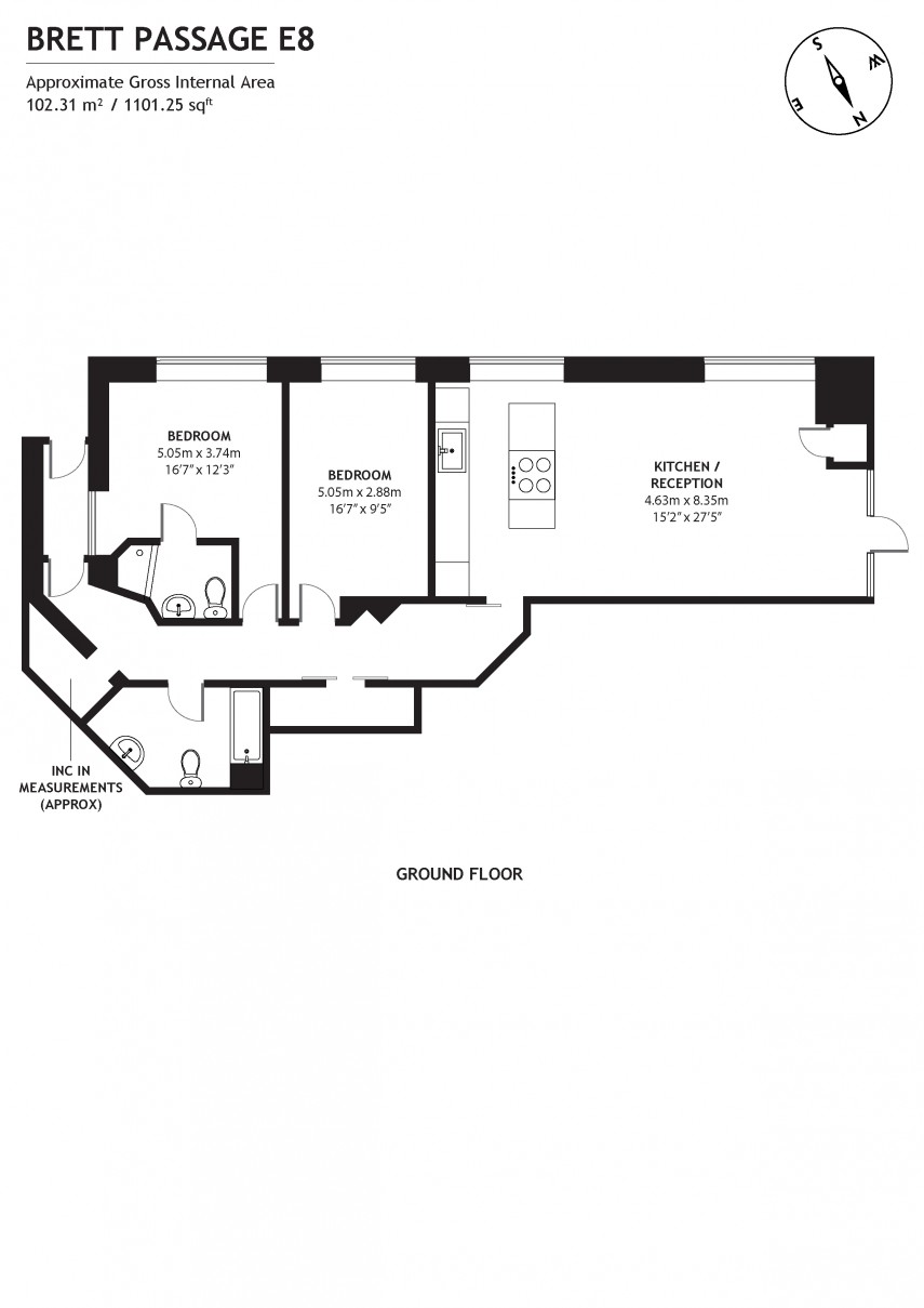 Floorplan for Temple Works, E8