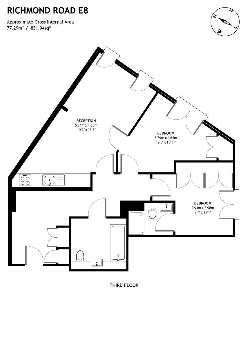 Floorplan for Arthaus Apartments, E8