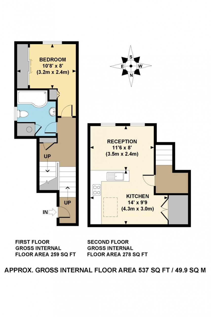 Floorplan for Mildenhall Road, E5