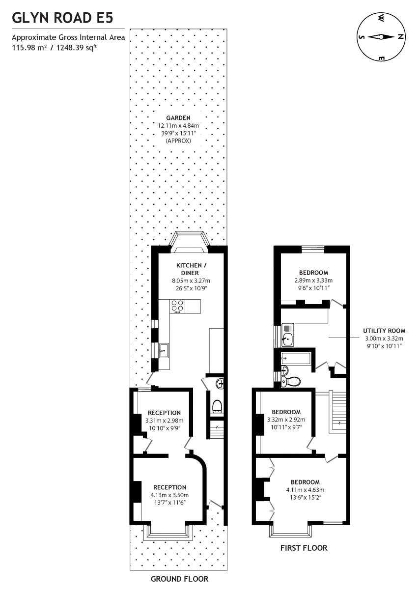 Floorplan for Glyn Road, E5
