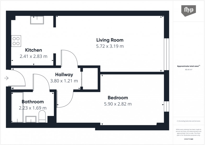 Floorplan for Triangle Road, E8