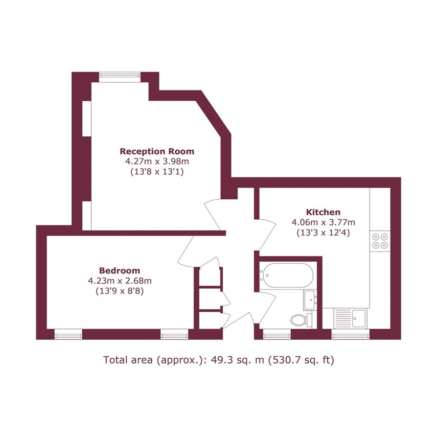 Floorplan for Banbury Road, E9