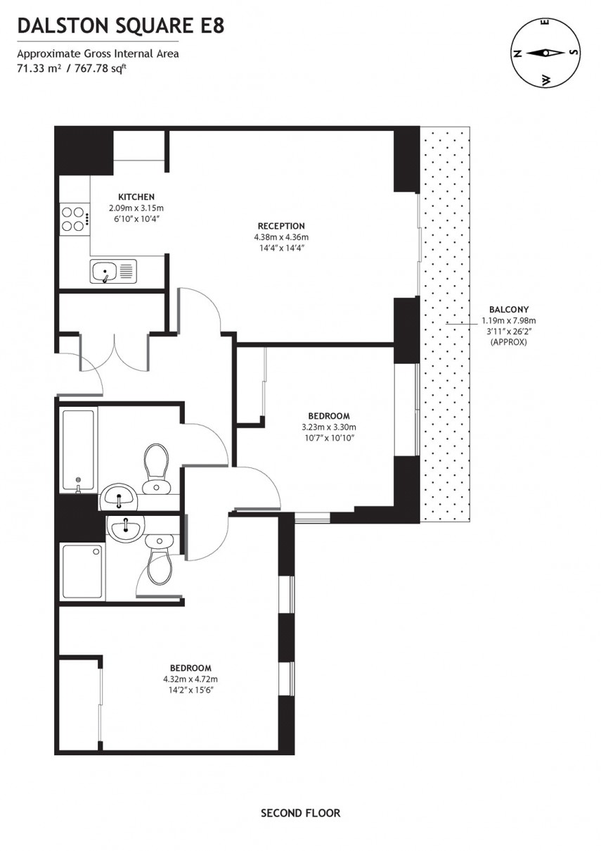 Floorplan for Abraham House, E8